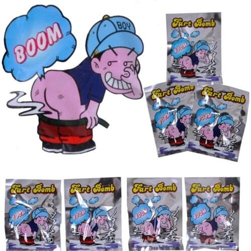 10Pcs Great Bomb Nasty Smelly Fart Bags Prank Joke Trick Party Filler Funny Gags toys For April Fools Day