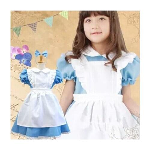 2016 1PCS High Quality - Girls Cinderella Dress / Blue Princess Dress /Halloween Christmas Party / Birthday Dress Adult costume