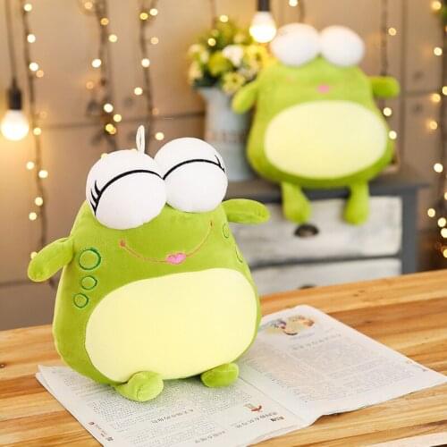 30/50/60cm Cartoon soft cute fat frog Doll Big eye plush toy soft animal anime stuffed pillow sofa bed cushion kid kawaii gift