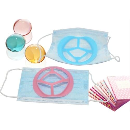 5PCS 3D Mouth Mask Support Disposable Mask Inner Bracket Breathing Assist Help Inner Pad Bracket Mask Holder Breathable Valve