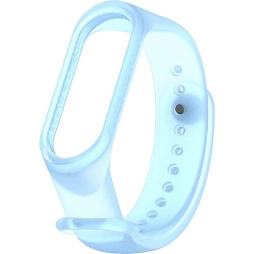 6 Color Transparent Silicone For Xiaomi Mi Band 5 Strap Adjustable Replacement Watchbands For Xiaomi 5 Watch Accessories