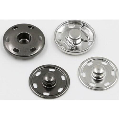 8-35mm High-grade Metal Snap Button Fastener Coat Invisible Hand Sewing Buttons Press Button