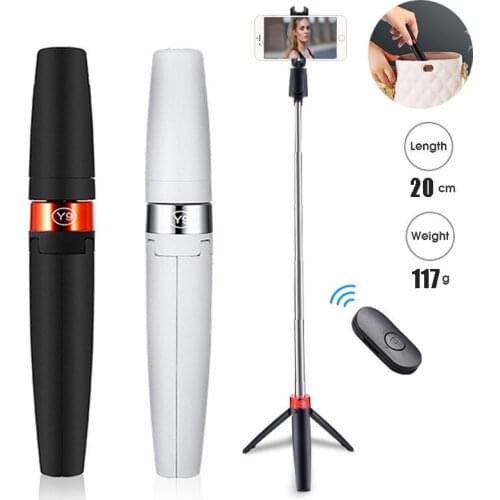 Wireless Tripod Selfie Stick Foldable Remote Control Selfie Sticks Extendable Monopods For IOS Android Bluetooth Phone Holder
