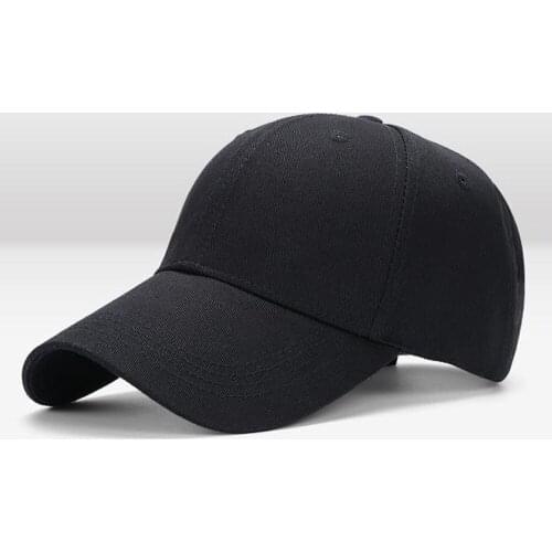 Unisex Solid Color Fahsion Baseball Cap Snapback Hat Hip-hop Caps Adjustable Hats Black Chapeau Homme Кепка Мужская Летняя