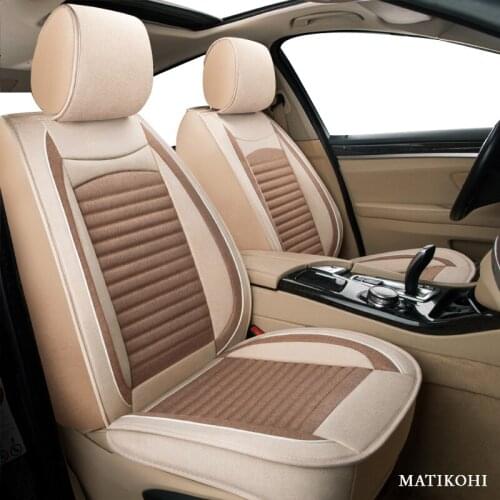 MATIKOHI flax car seat covers for bmw e90 e46 520 525 320 x3 f25 x5 e70 f10 f20 x1 x6 x4 e36 x2 all model seat cover cars auto