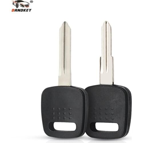 Dandkey 10pcs Replacement Transponder Chip Car Key Shell Case For Nissan Sunny TIIDA PATROL Auto Blank Key NSN14/NSN11 Blade