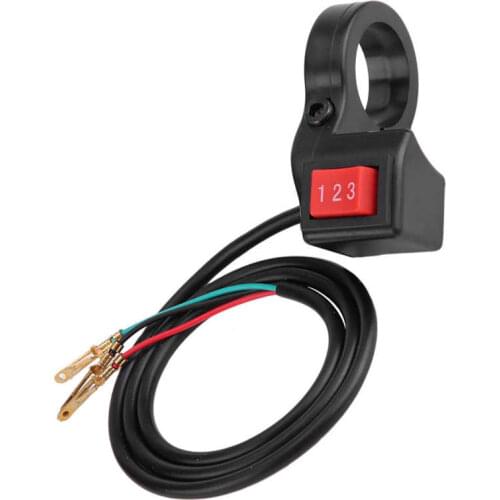 22mm 7/8in Handlebar Electric 3 Speed Module Switch Shift for Motorcycle E-bike Scooter 3 Speed Switch Shift