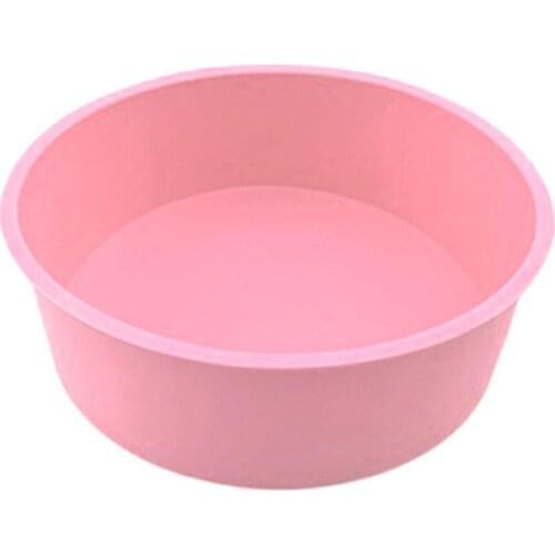 4 6 8 Inch Round Cake Silicone Cheesecake Pan Baking Food Tools Forms Mould For Pastry Silicone Grade Accessories W4Z2