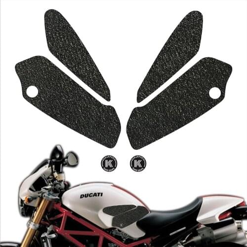 KSHARPSKIN Fuel tank grip motorcycle sticker Fuel tank side protection decal for DUCATI 00-02 MONSTER 750 00-02 MONSTER 900