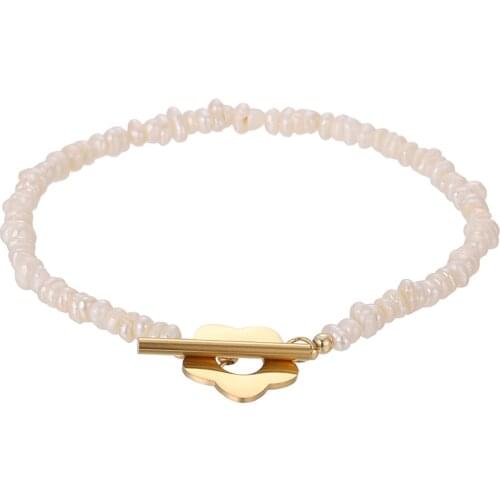 ONYSS New Fashion Bracelets For Women Luxury 14K Gold Plated Friendship Bracelets For Crystal 2021 Trend Pearl Jewelry Bracelets