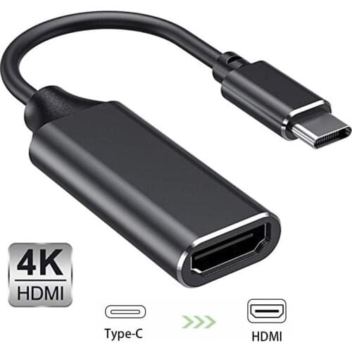 USB C to HDMI Adapter 4K 30Hz Cable Type C HDMI for MacBook Samsung Galaxy S10 Huawei Mate P20 Pro USB-C HDMI Adapter