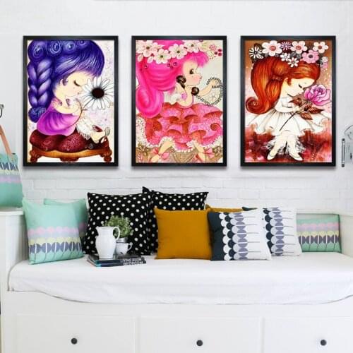 Full Drill Special-shaped Drill DIY Diamond Painting Little Princess Diamond Embroidery Cross Stitch Mosaic Painting