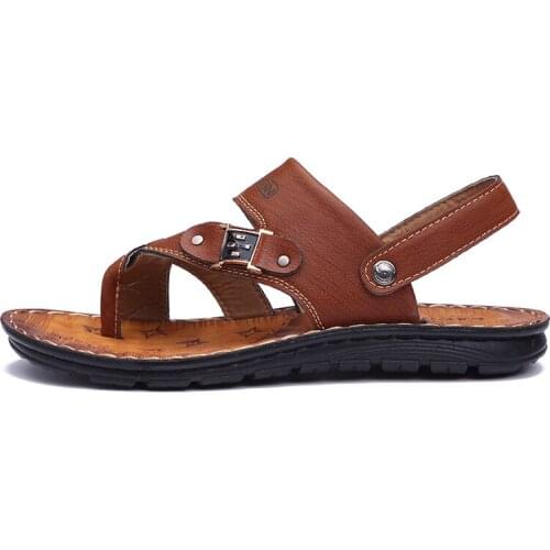Sandalle leather sandal hombre masculino zandalias ete erkek rubber cuir da cuero outdoor piel deportivas roman de sandalet men