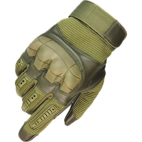 Touch Screen Tactical Gloves Rubber Hard Knuckle Full Finger Military Army Paintball Airsoft Bicycle Combat PU Hiking Glove Men