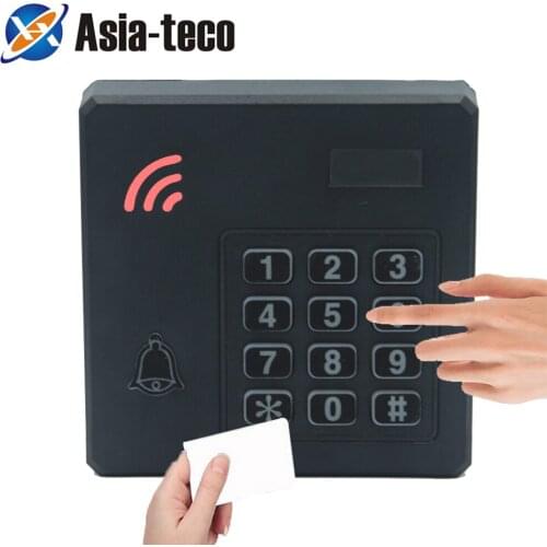 IP67 Waterproof RFID 125Khz 13.56Mhz ID IC Reader 2000 Users Proximity Entry Door Lock Entry Access Control Keyboard