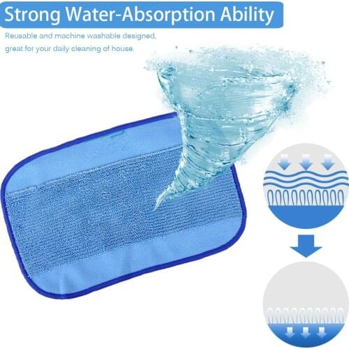 High Quality Microfiber 10-Pack Pro-Clean Mopping Cloths for Braava Floor Mopping Robot irobot Braava 380 380t
