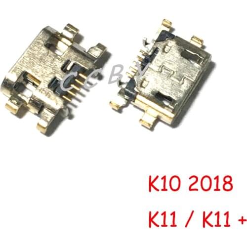 10pcs USB Charging Port Plug Dock Connector Socket For LG K10 2018 Alpha K11+ K11 X410E