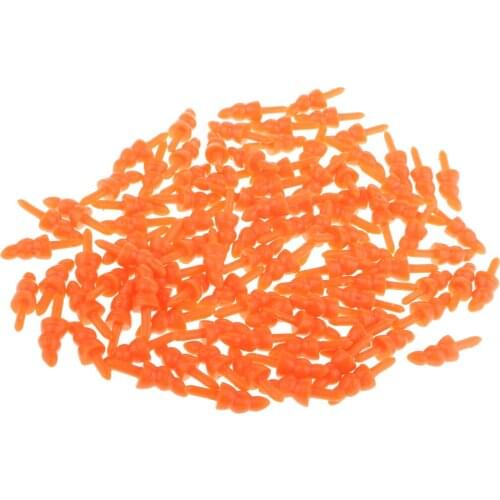 100pcs Orange Plastic Screw Long Safety Nose Accessories for Bear Doll Plush