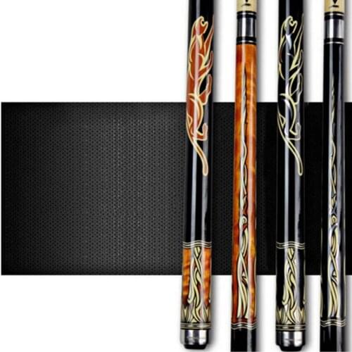 3142 Billiard Pool Cues 12.75mm 11.5mm Tip Black Orange Color 18oz 18.5oz 19oz 19.5oz 20oz 20.5oz 21oz China
