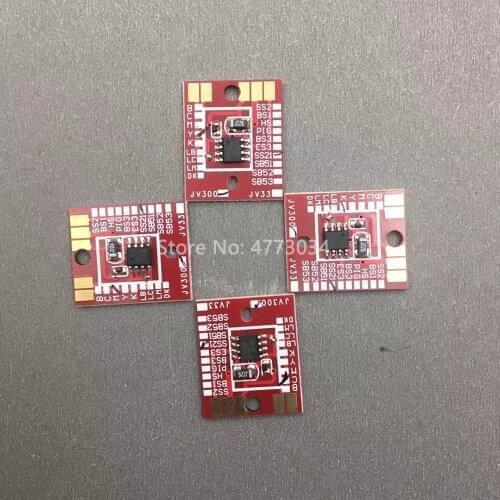 4PCS C M Y K Permanent chip ink cartridge chips SS21 BS3 for Mimaki JV150 JV300 CJV150 CJV300 eco solvent plotter printer