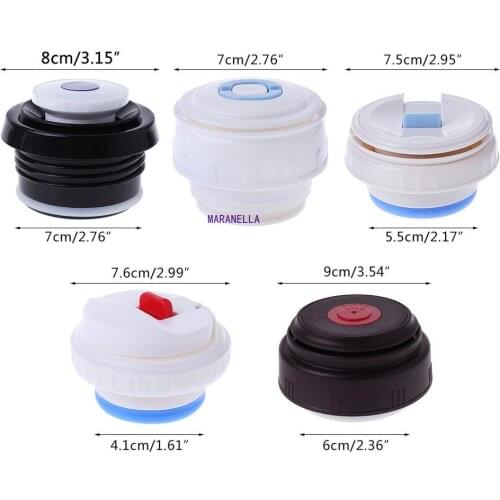 7.5cm Stopper For Thermos Thermos Bottle Cover Vacuum Flask Lid Thermocup CapThermose Outdoor Travel Stainless Termos Accessorie