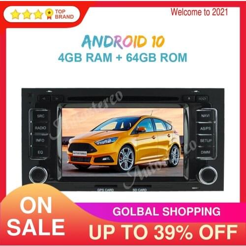 Android 10 64GB PX6 Car Radio GPS Navigation Unit for Volkswagen TOUAREG 2003-2010 Auto Stereo Radio Recorder Multimedia Player