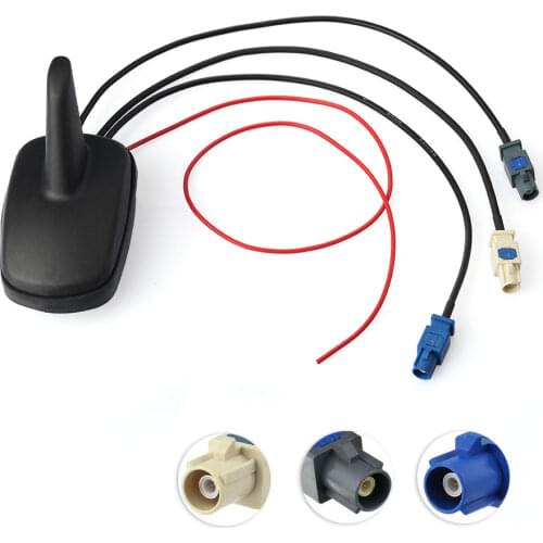 Superbat DAB/FM Car Digital Radio Amplified Aerial with GPS Roof Mount Aerial and SMB Aerial