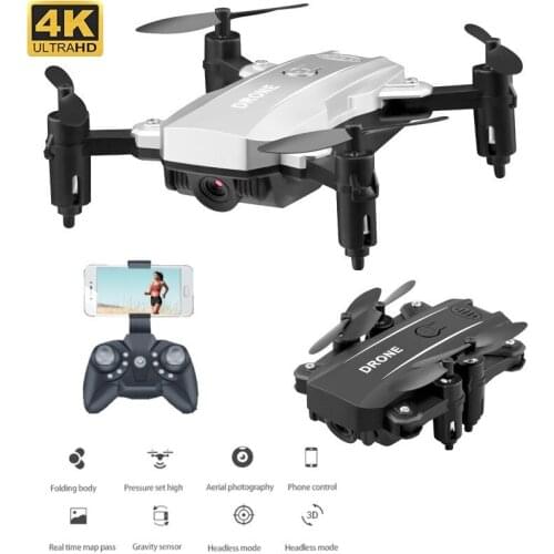 Barometer Altitude Hold Anti-shake RC Drone 4K HD Camera WIFI FPV One Key Takeoff/Landing Gesture Shoot Selfie RC Quadcopter Toy