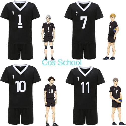 Haikyuu!! Miya Atsumu Cosplay Costumes Osamu Sportswear Inarizaki High School Volleyball Team Uniform Kita Shinsuke Rintaro Suna