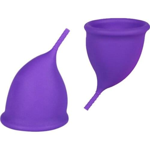 Menstrual Cup Medical Grade Silicone Copa Menstrual de Silicone Medical Reusable Menstrual Cup Feminine Hygiene Lady Period Cup