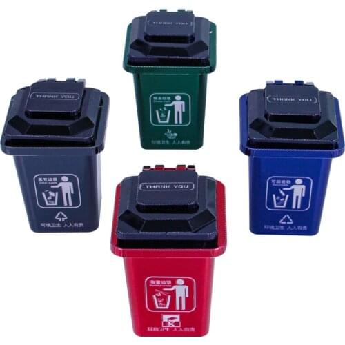 Microworld new model Refuse Sorting dustbin Model DIY laser cut Jigsaw puzzle dustbin model 3D metal Puzzle Toys gifts for kids