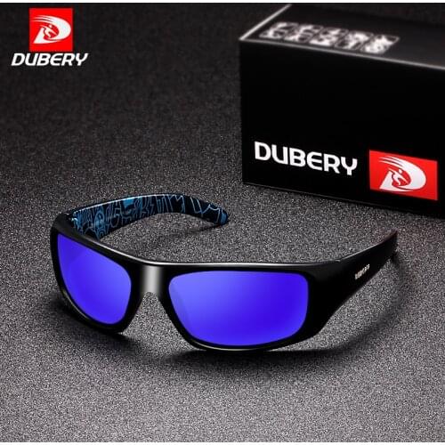 DUBERY 2018 Mens Polarized Sunglasses Aviation Driving Shades Male Sun Glasses Men Retro Sport Luxury Brand Designer Oculos