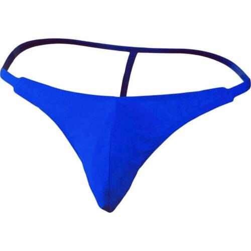 UNWE T Back Thong Men Simple Sexy 2020 NEW Hot Gay Pouch String Erotic Men Tanga Brief Homme Underwear