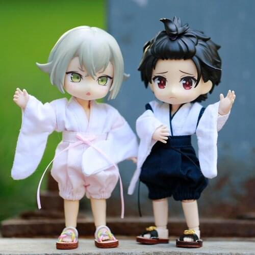 New Doll Clothes ob11 Baby Clothes Japanese Yukata Kimono Set for obitsu11,GSC,YMY, body9,molly,1/12BJD Clothing Accessories