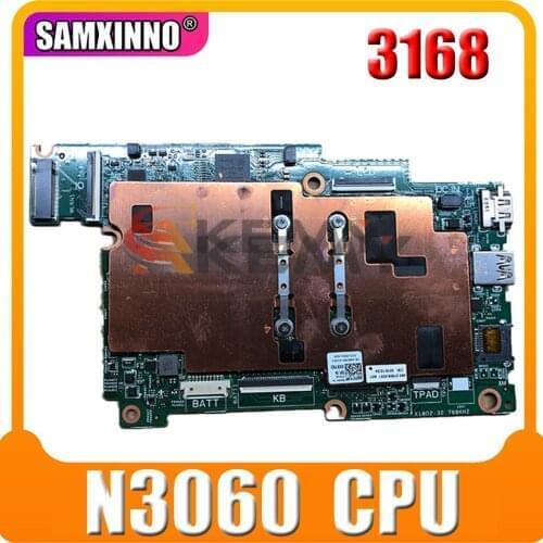 Original Laptop motherboard For DELL Inspiron 3168 Core Celeron N3060 SR2KN Mainboard CN-03483Y 03483Y 15235-1 DDR3L