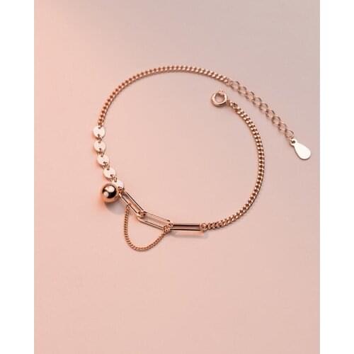 RUEWAA Silver Bracelets