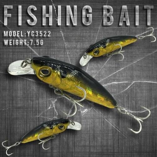 Fishing lure 65mm7.5g 0-0.8m floating super sinking minnow Leurre Dur Peche Souple Big Sea Hard Bionic Bait Comes fragrance bait