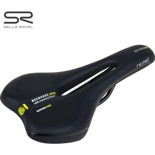 SELLE ROYAL Remed SR Saddle for Bicycle Ventilation Mountain & Road Bike Saddle Man/woman Special Silicone Filled Cyclist Seat