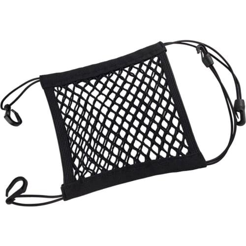 Easy to Install Car Mesh Organizer Bag High Elasticity Mesh Auto Storage Case Cover Vihicle Interior Decoration