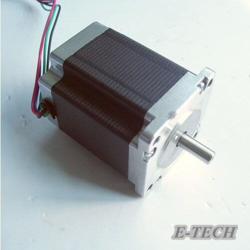 3pcs/lot Nema 24 stepper motor 2.2n. m (306oz-in) 1.8 deg. frame 60 mm body length 76 mm CE ROHS cnc stepper motors