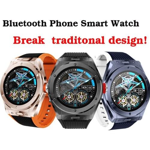 Cool Design Smart Watch Bluetooth Call Phone Smartwatch Men IP68 Waterproof Watches Mens Wristwatch For Iphone Huangwei Samsung