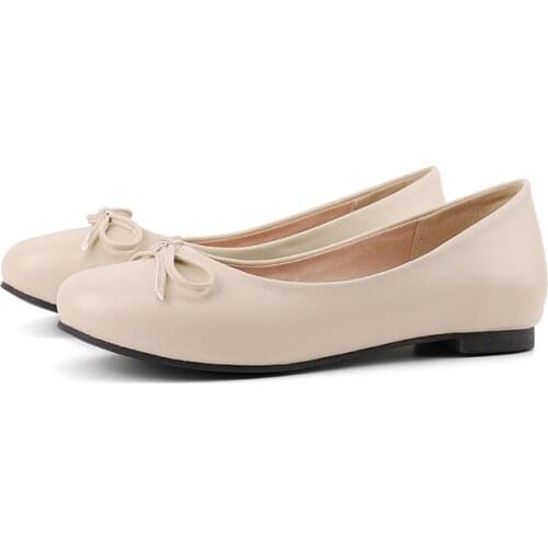 YQBTDL Shoes Woman Moccasin Spring Summer Loafers 2021 Causal Office Lady Round Toe Ballet Soft Low Heel Peas Mother Shoes New