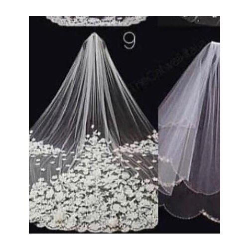 Свадебные кружевные фаты XUANDREAM China At AliExpress