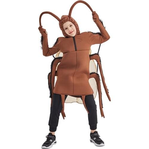 Animal Cockroach One-Piece Costume Tail Tooth Festival Party Props Performance Costume Halloween Cosplay