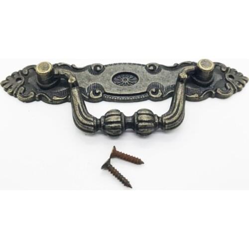 1 Set Furniture Handle Antique Bronze Zinc Alloy Drawer Door for Dresser Drawer Cabinet Cabinet Cupboard Handle Furniture Knobs