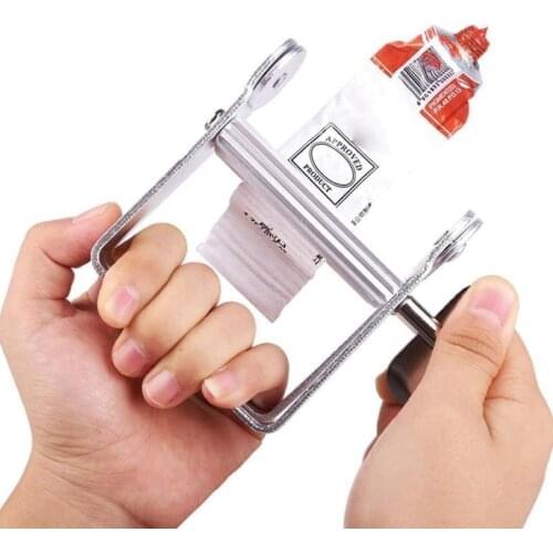 1pcs Toothpaste Squeezer Aluminum Alloy Cream Squeezer Toothpaste Squeezer Hairdressing Cream Squeezing Tools Tube Wringer
