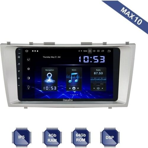 1DIN Android 10.0 Autoradio for Toyota Camry Multimedia V40 2006 2007 2008 2009 2010 2011 4G 64G GPS Blutooth WIFI Video Player