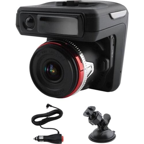 New 2 In 1 HD 720P Car DVR Camera Radar Laser Speedometer Camera G-Sensor Video Tachograph Dash Cam Driving Recorder