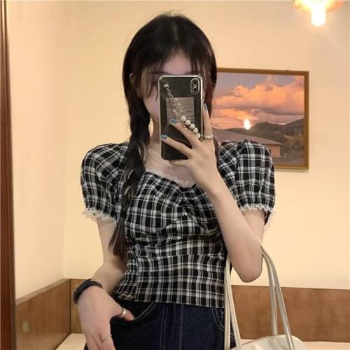 Женские рубашки в клетку BADAWEN China At AliExpress