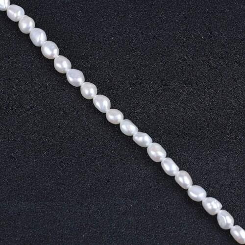 10-11mm Baroque Shape Real Natural Freshwater Pearl string for sale